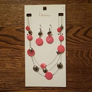I Am Necklace and Earring Set